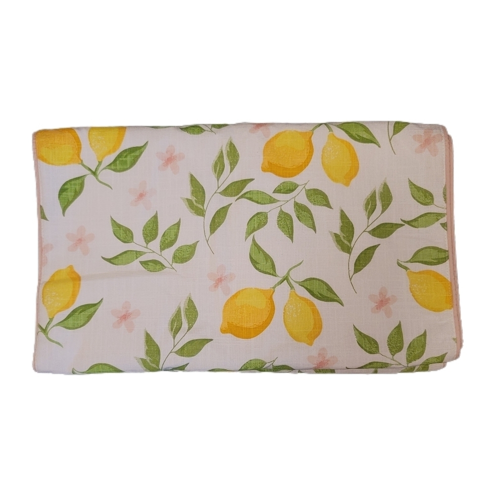 Nicole Miller Home Table Runner Lemons Floral Rectangle